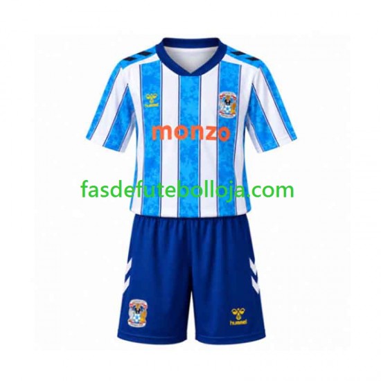Camisola 1º Equipamento Coventry City 2026-2027 Manga Curta ,Criança