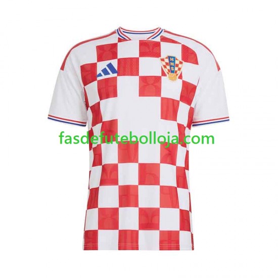 Camisola 1º Equipamento Seleção Croata 2026-2027 Manga Curta ,Homem