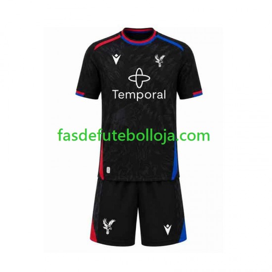 Camisola 2º Equipamento Crystal Palace 2026-2027 Manga Curta ,Criança