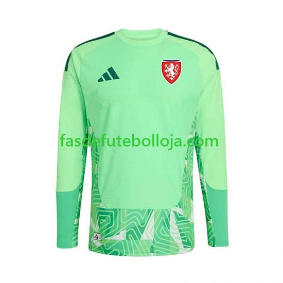 Camisola Guarda-redes 1º Equipamento Seleção Checa 2026-2027 Manga Comprida ,Homem