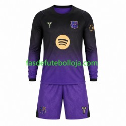 Camisola 2º Equipamento FC Barcelona 2026-2027 Manga Comprida ,Criança