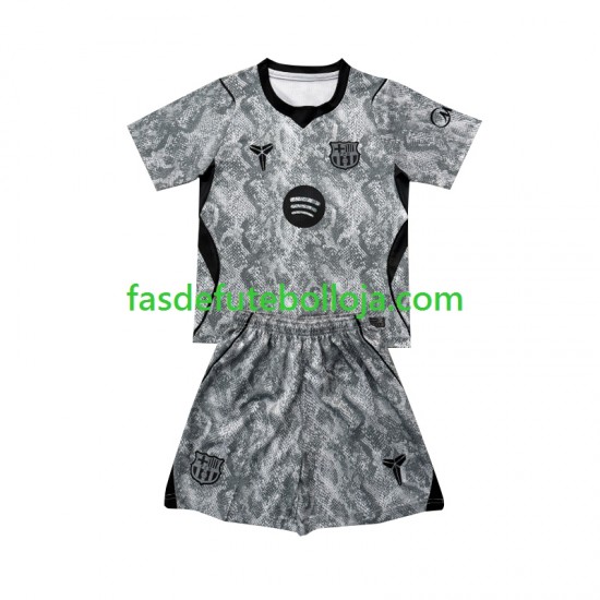 Camisola Guarda-redes 2º Equipamento FC Barcelona 2026-2027 Manga Curta ,Criança