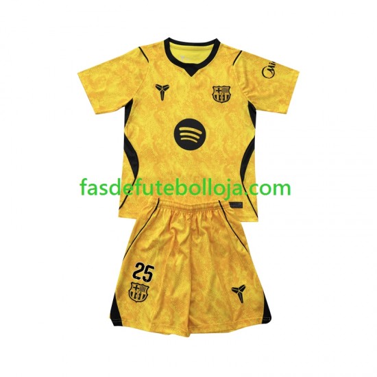 Camisola Guarda-redes 4º Equipamento FC Barcelona Dominik Livakovic 25 2026-2027 Manga Curta ,Criança
