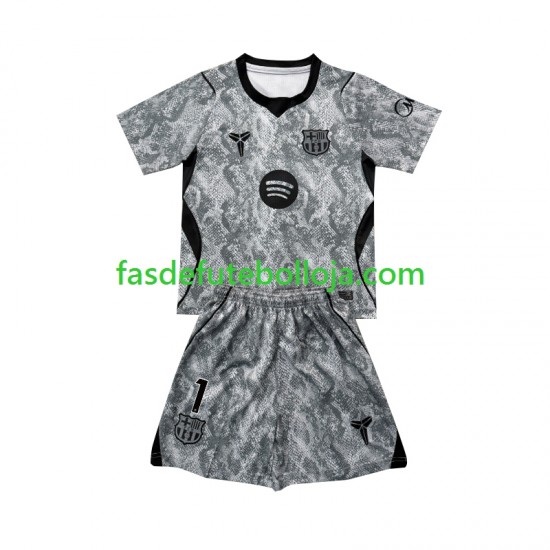 Camisola Guarda-redes 2º Equipamento FC Barcelona Joan Garcia 1 2026-2027 Manga Curta ,Criança