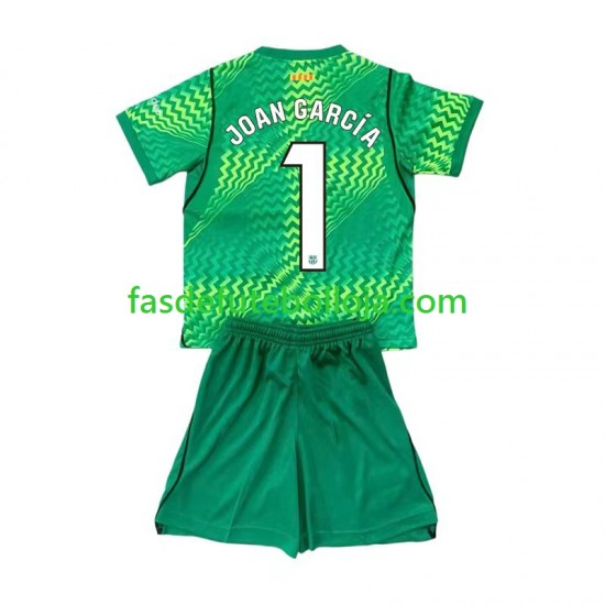 Camisola Guarda-redes 1º Equipamento FC Barcelona Joan Garcia 1 2026-2027 Manga Curta ,Criança
