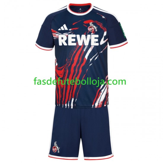 Camisola 2º Equipamento FC Köln 2026-2027 Manga Curta ,Criança