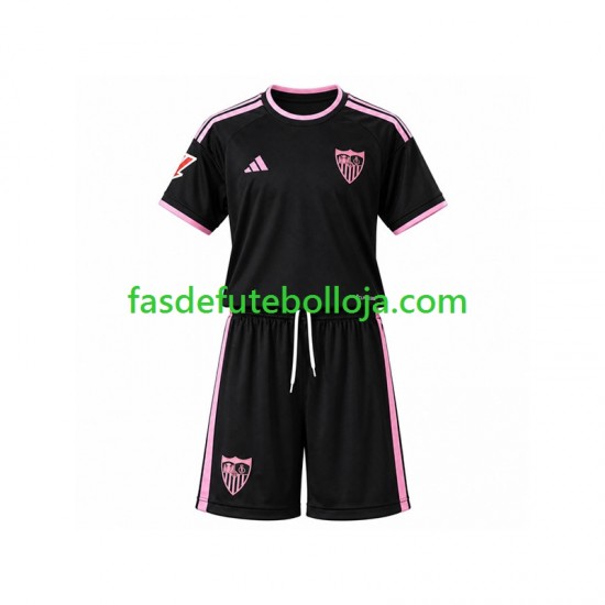 Camisola 3º Equipamento Sevilla FC 2026-2027 Manga Curta ,Criança