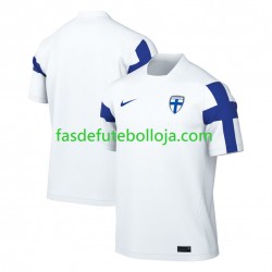 Camisola 1º Equipamento Seleção Finlandesa 2026 Manga Curta ,Homem