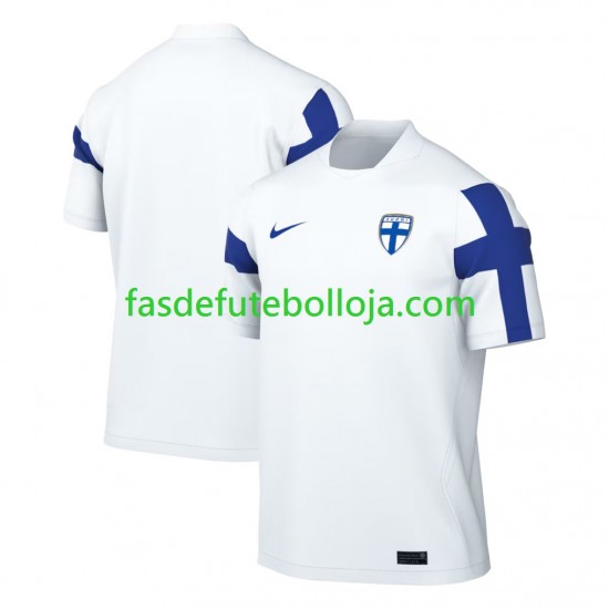 Camisola 1º Equipamento Seleção Finlandesa 2026 Manga Curta ,Homem
