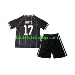 Camisola 3º Equipamento Seleção Alemã Florian Wirtz 17 2026 Manga Curta ,Criança