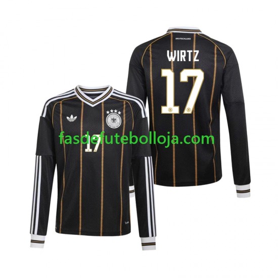 Camisola 3º Equipamento Seleção Alemã Florian Wirtz 17 2026 Manga Comprida ,Homem