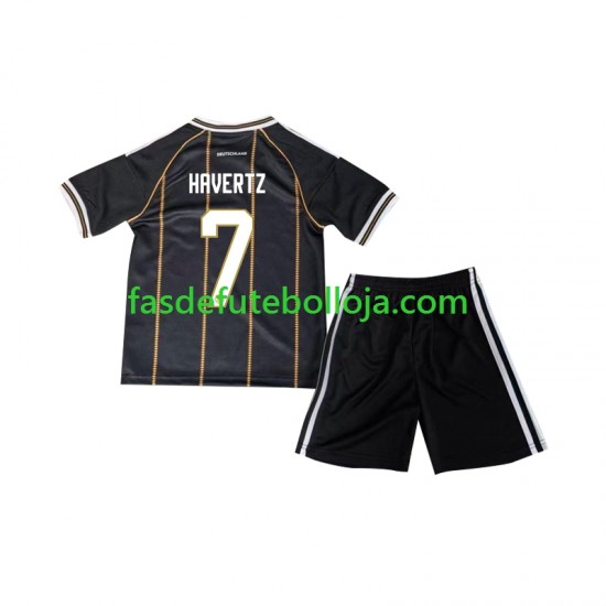 Camisola 3º Equipamento Seleção Alemã Kai Havertz 7 2026 Manga Curta ,Criança
