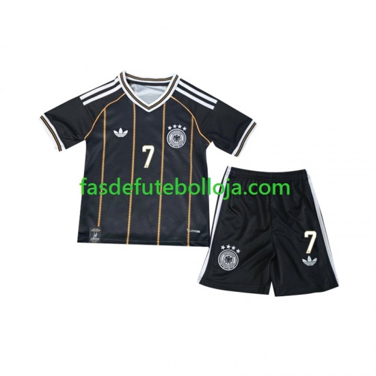 Camisola 3º Equipamento Seleção Alemã Kai Havertz 7 2026 Manga Curta ,Criança
