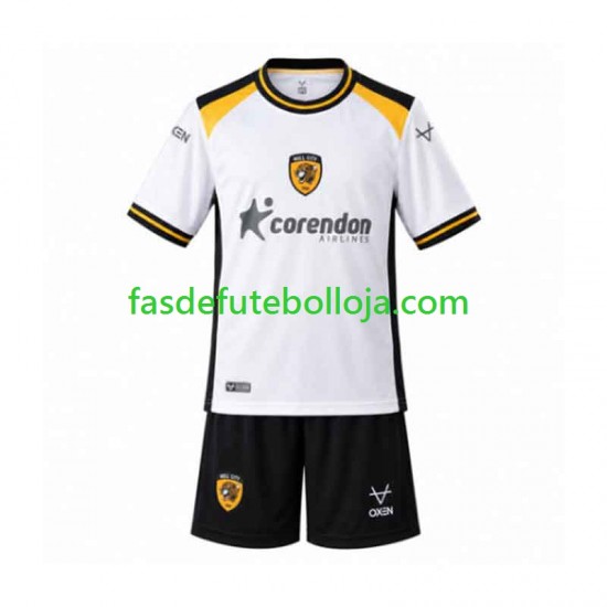 Camisola 2º Equipamento Hull City 2026-2027 Manga Curta ,Criança