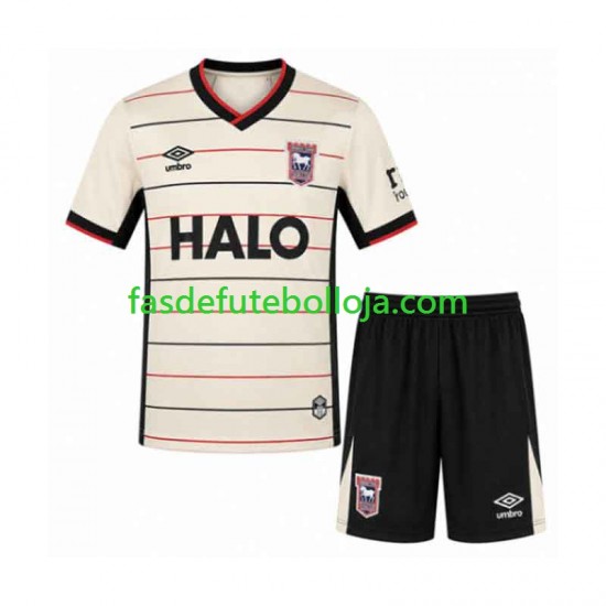 Camisola 2º Equipamento Ipswich Town 2026-2027 Manga Curta ,Criança