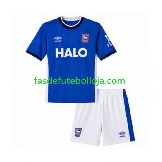 Camisola 1º Equipamento Ipswich Town 2026-2027 Manga Curta ,Criança