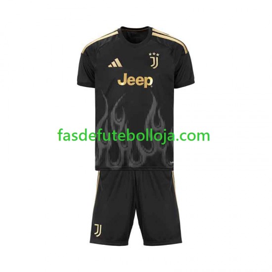 Camisola 3º Equipamento Juventus 2026-2027 Manga Curta ,Criança