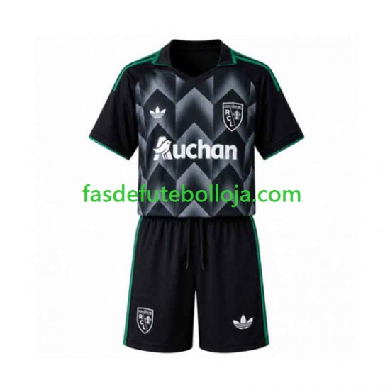 Camisola 2º Equipamento Lens 2026-2027 Manga Curta ,Criança