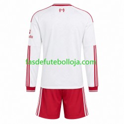 Camisola 2º Equipamento Liverpool 2026-2027 Manga Comprida ,Criança