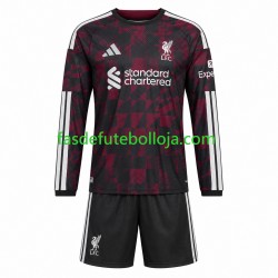 Camisola 3º Equipamento Liverpool 2026-2027 Manga Comprida ,Criança