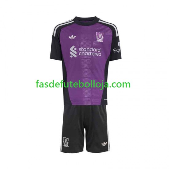 Camisola Guarda-redes 2º Equipamento Liverpool 2026-2027 Manga Curta ,Criança