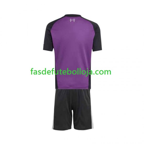 Camisola Guarda-redes 2º Equipamento Liverpool 2026-2027 Manga Curta ,Criança
