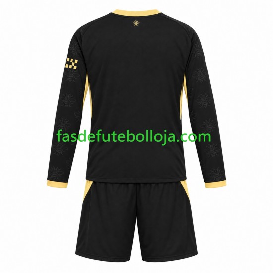 Camisola 2º Equipamento Manchester City 2026-2027 Manga Comprida ,Criança