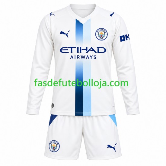 Camisola 3º Equipamento Manchester City 2026-2027 Manga Comprida ,Criança