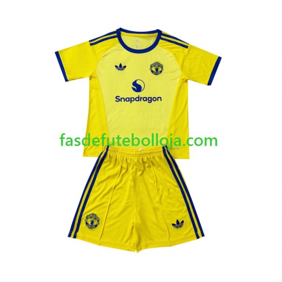 Camisola Guarda-redes 3º Equipamento Manchester United 2026-2027 Manga Curta ,Criança