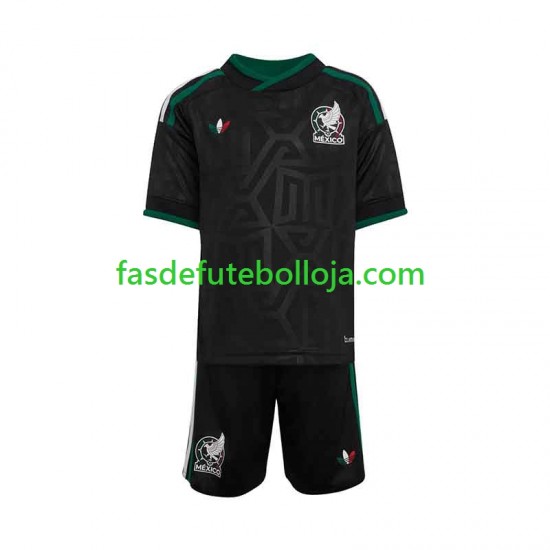 Camisola 3º Equipamento Seleção Mexicana 2026 Manga Curta ,Criança