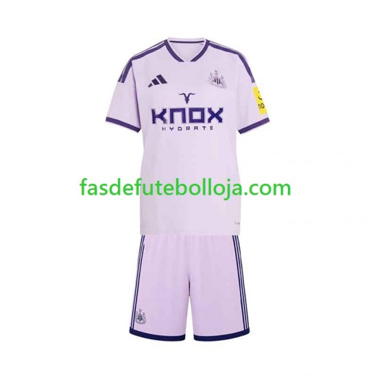 Camisola 3º Equipamento Newcastle United 2026-2027 Manga Curta ,Criança