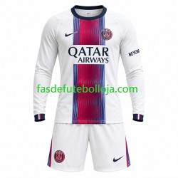 Camisola 2º Equipamento Paris Saint-Germain 2026-2027 Manga Comprida ,Criança