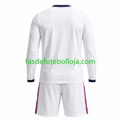 Camisola 2º Equipamento Paris Saint-Germain 2026-2027 Manga Comprida ,Criança