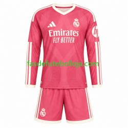 Camisola 3º Equipamento Real Madrid 2026-2027 Manga Comprida ,Criança