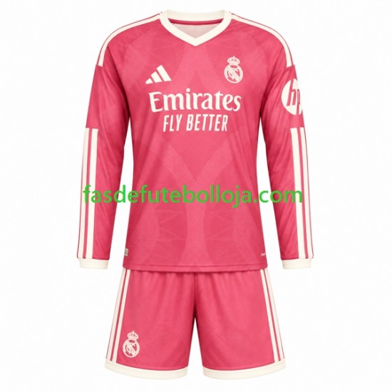Camisola 3º Equipamento Real Madrid 2026-2027 Manga Comprida ,Criança