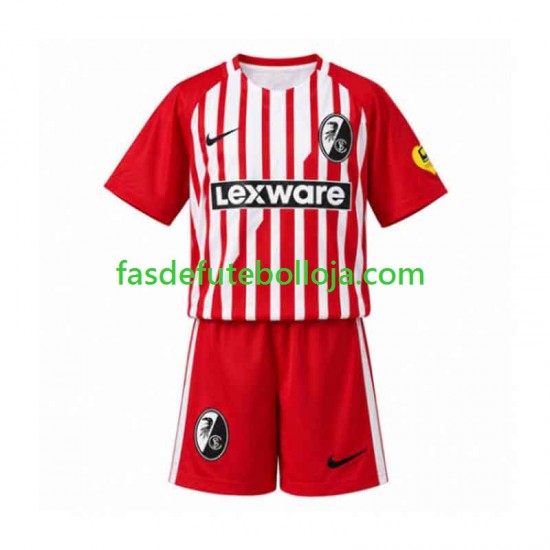 Camisola 1º Equipamento SC Freiburg 2026-2027 Manga Curta ,Criança