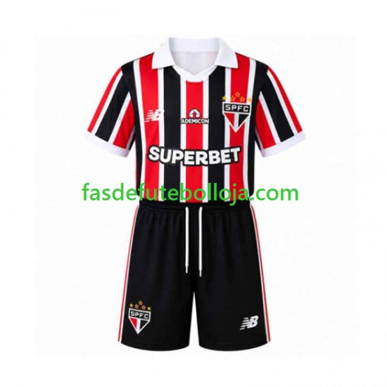 Camisola 2º Equipamento Sao Paulo 2026-2027 Manga Curta ,Criança