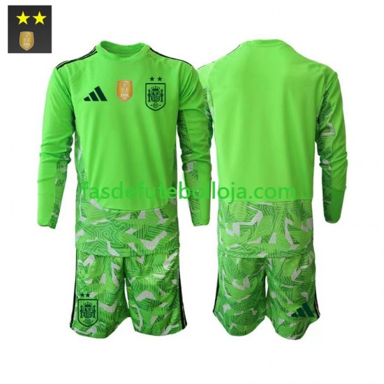 Camisola Guarda-redes 3º Equipamento Seleção Espanhola 2026-2027 Manga Comprida ,Criança