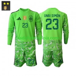 Camisola Guarda-redes 3º Equipamento Seleção Espanhola Unai Simon 23 2026-2027 Manga Comprida ,Criança