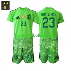 Camisola Guarda-redes 3º Equipamento Seleção Espanhola Unai Simon 23 2026-2027 Manga Curta ,Criança