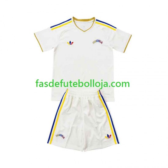 Camisola 2º Equipamento Seleção Venezuelana 2026 Manga Curta ,Criança