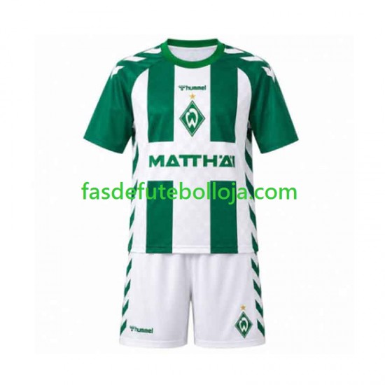 Camisola 1º Equipamento Werder Bremen 2026-2027 Manga Curta ,Criança