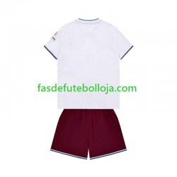 Camisola 2º Equipamento West Ham United 2026-2027 Manga Curta ,Criança