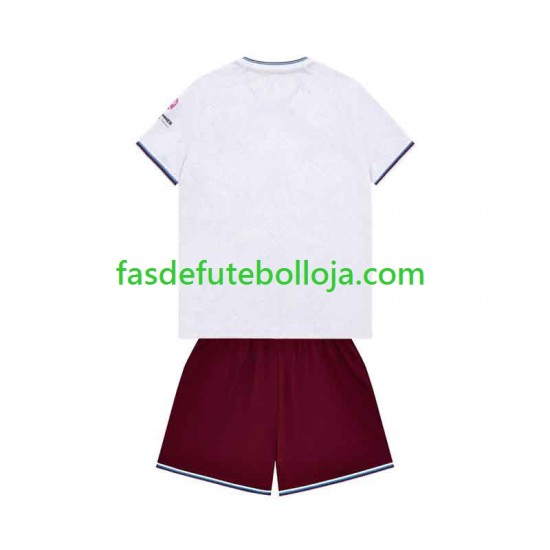 Camisola 2º Equipamento West Ham United 2026-2027 Manga Curta ,Criança