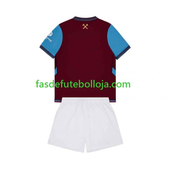 Camisola 1º Equipamento West Ham United 2026-2027 Manga Curta ,Criança