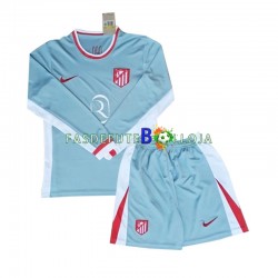 Camisola 2º Equipamento Atlético Madrid 2024-2025 Manga Comprida ,Criança