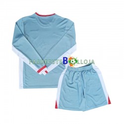 Camisola 2º Equipamento Atlético Madrid 2024-2025 Manga Comprida ,Criança