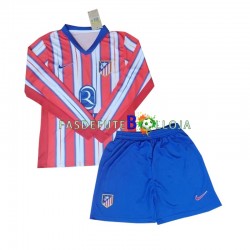 Camisola 1º Equipamento Atlético Madrid 2024-2025 Manga Comprida ,Criança