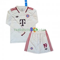 Camisola 3º Equipamento Bayern de Munique Davies 19 2024-2025 Manga Comprida ,Criança