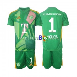Camisola Guarda-redes 4º Equipamento Bayern de Munique Manuel Neuer 1 2024-2025 Manga Curta ,Criança